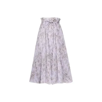 Zimmermann SS24 Casual Long Skirts Women's Blue