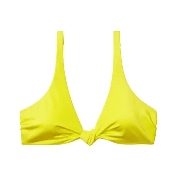 Victoria's Secret PINK Knotted Bralette Bikini Top / Yellow Bikini Women's Yellow