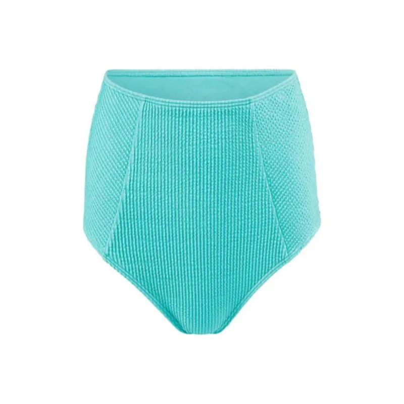 Victoria's Secret ADORE ME Rachelle High-Waist Swim Bottom / AS Swimming Shorts Women's Cyan-0