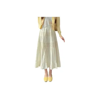 SITOL Casual Short Skirts Women's Yellow