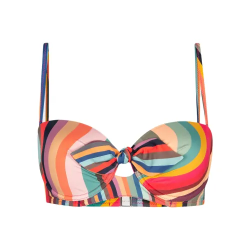 Paul Smith Swirl Print Triangle Bikini Top