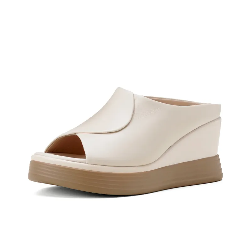 GOLDLION PU Polyurethane Cushioning Slide Slippers Women's-1