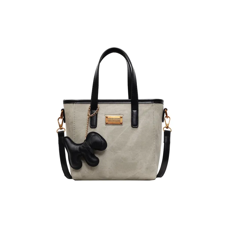 TOUTSEUL YOLO PU Crossbody One Shoulder Handbag Women's White & Black/White & Coffee/Black & Blue/Coffee-0