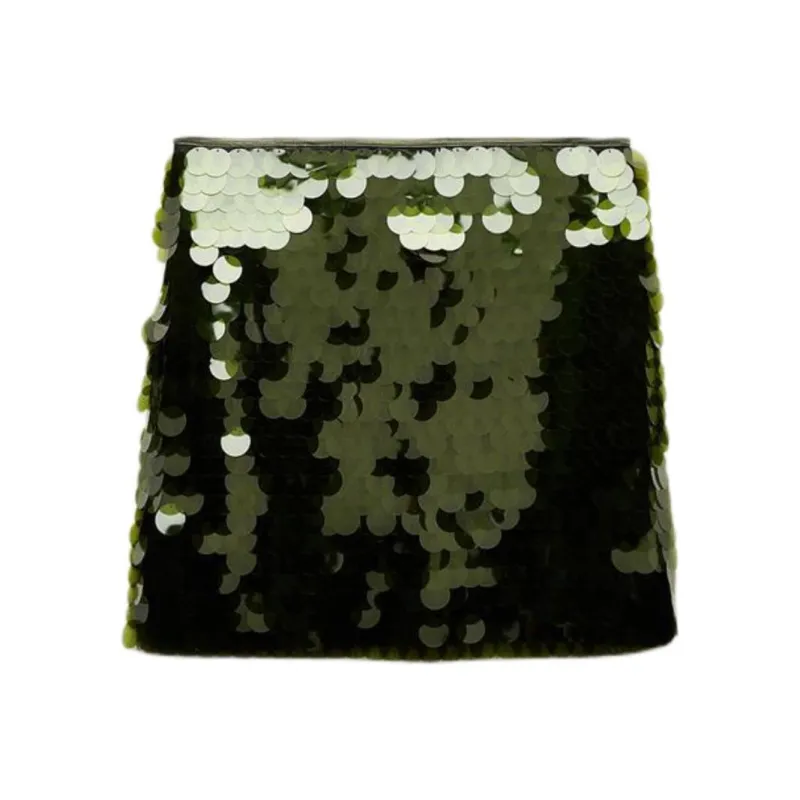 ZARA Casual Short Skirts Women's Green-0