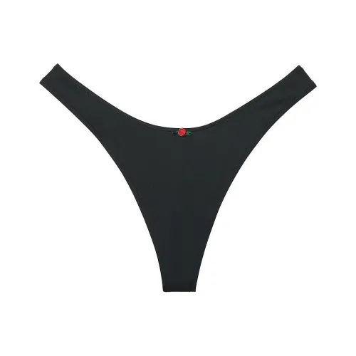 Victoria's Secret PINK BY FRANKIES BIKINIS MOON BAY BIKINI BOTTOM / B Swimming Shorts Women's Black