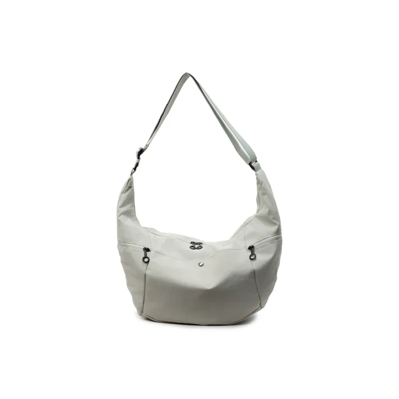 Single Warehouse Fabric Shoulder Bag Regular Unisex Ecru/Green/Burgundy/Black-12