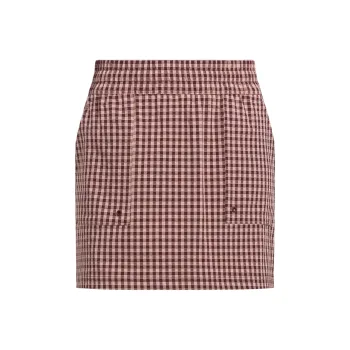 Adidas Free Shipping With AdiClub Ultimate365 Gingham Skort