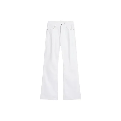 Jeans Cargo Kaki à Taille