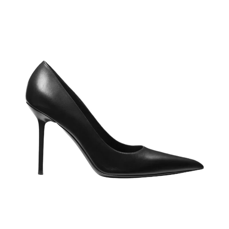 MICHAEL KORS Winona Slim Heel High Heels 10cm Women's Black-1
