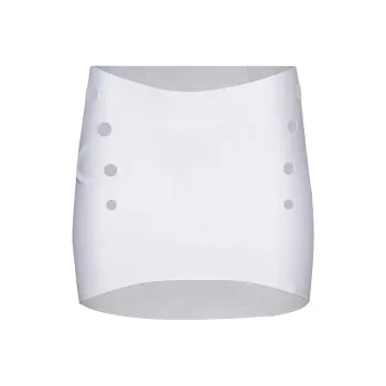 Jean Paul Gaultier Cyber Perforated Mini Skirt 'White'