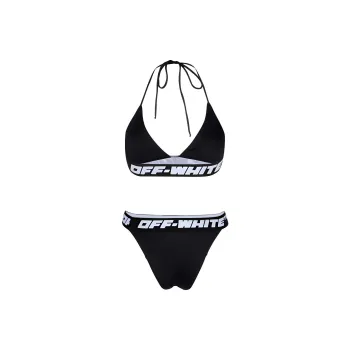 OFF WHITE FW22 Two Piece Swimsuit Slim Fit Women's Black