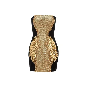 BALMAIN Evening Dress Women's Black