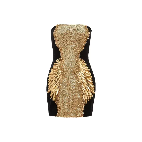 BALMAIN Evening Dress Women's Black