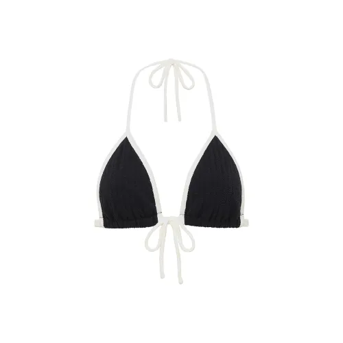 Victoria's Secret MONTCE Emma Triangle Bikini Top / BTR Bikini Women's Black