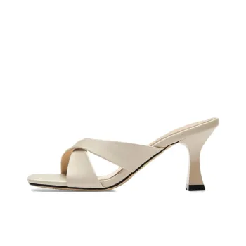 AGSDON Abrasion Resistant Slide Slippers Women's Champagne