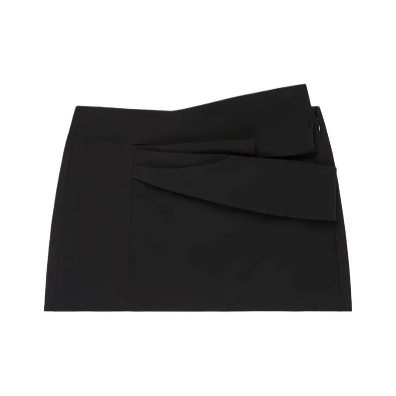 Givenchy Mid Rise Draped Mini Skirt-0