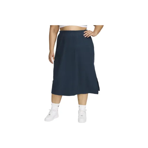 Nike Sportswear Chill Rib Women's Slim Midi Skirt girls Size