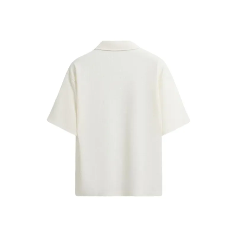 ZARA Polo Shirts Men Frosted White-1