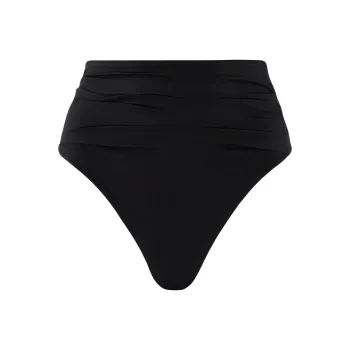 Jacquemus High-Wasited Gathered Bikini Bottoms
