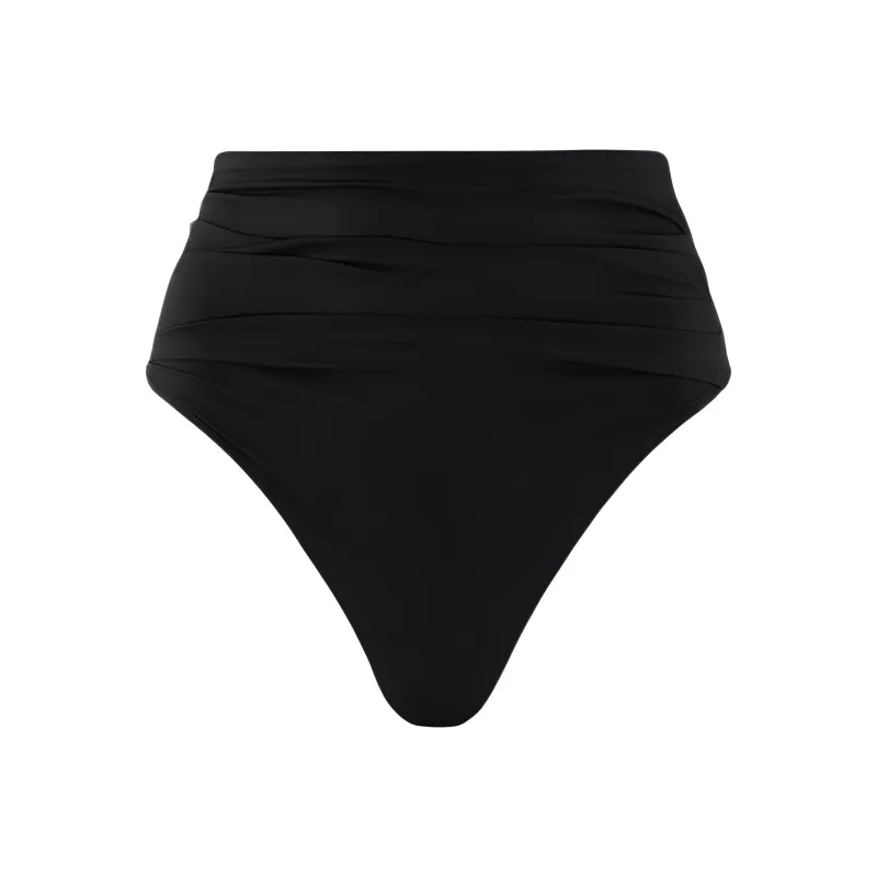 Jacquemus High-Wasited Gathered Bikini Bottoms-0