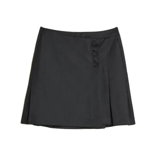 HOLZWEILER Casual Short Skirts Women's Dark Gray