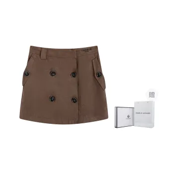 Charlie Luciano Casual Short Skirts Women's Brown