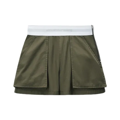 Alexander Wang High Waisted Cargo Rave Shorts