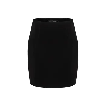 NANA JACQUELINE Casual Short Skirts Women's Black