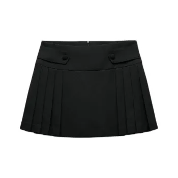 ZARA Casual Short Skirts Women's Black