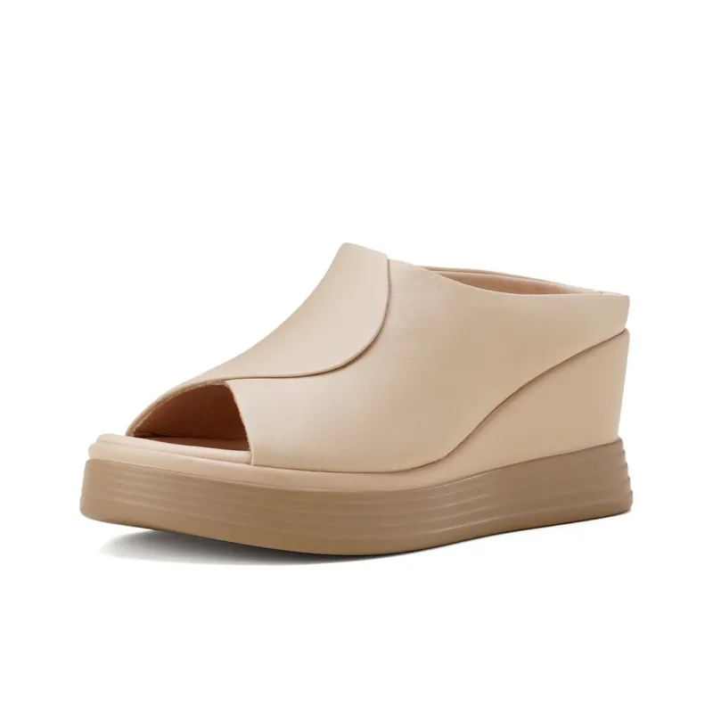 GOLDLION PU Polyurethane Cushioning Slide Slippers Women's-7