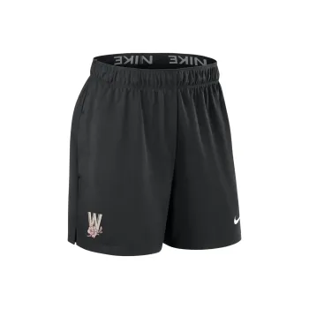 Nike Washington Nationals Authentic Collection City Connect Sports Shorts Women's Black