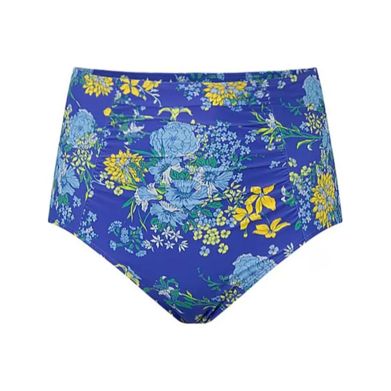 Victoria's Secret ADORE ME Shelby High-Waist Swim Bottom / BB Swimming Shorts Women's Blue-0