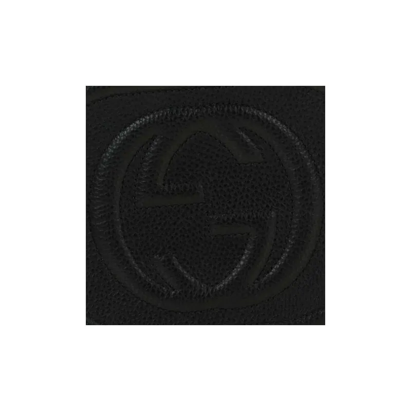 GUCCI Soho Calfskin Shoulder Bag Women's Black-4