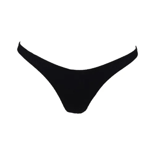 PRINCESS POLLY LOVE LETTERS HIGH CUT CHEEKY BIKINI BOTTOMS Swimming Shorts Women's BLACK/Black