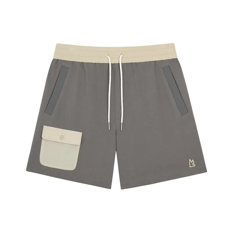 Magn Lens Casual Shorts Men Gray-0
