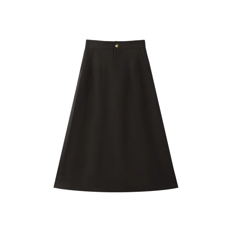 THE SEA LIFE Casual Long Skirt Women's Chestnut-0