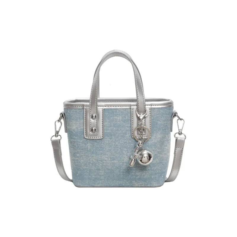TOUTSEUL YOLO Fabric One Shoulder Handbag Regular Women's Ecru/Pink/Blue/Silver-18