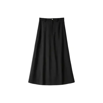 BANANA BABY Casual Long Skirts Women's Black
