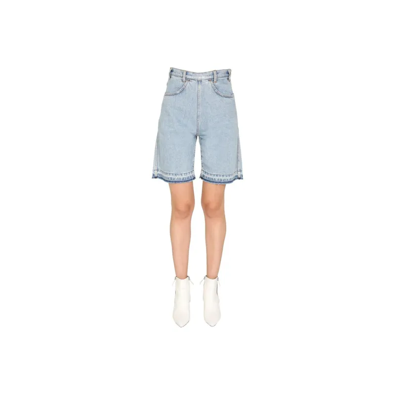 PHILOSOPHY DI LORENZO SERAFINI Denim Bermuda Shorts-0