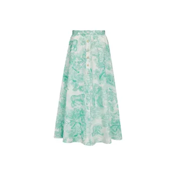 DIOR DIORiviera Trumpet Mid Length Skirt