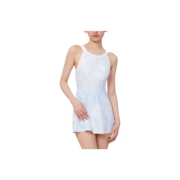 ANTA One Piece Swimsuits Women's Sky Blue/Pure White