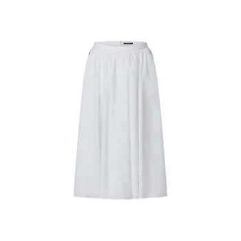 LOUIS VUITTON Monogram Fil Coupé Midi Skirt