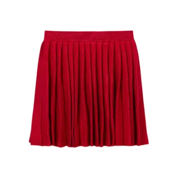Self portrait Pleated Knit Mini Skirt