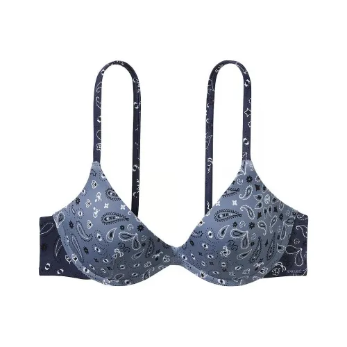 Victoria's Secret SCOOP PUSH-UP BIKINI TOP / Blue Bikini Women's Blue