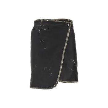 COPERNI Leather Wraparound Mini Skirt
