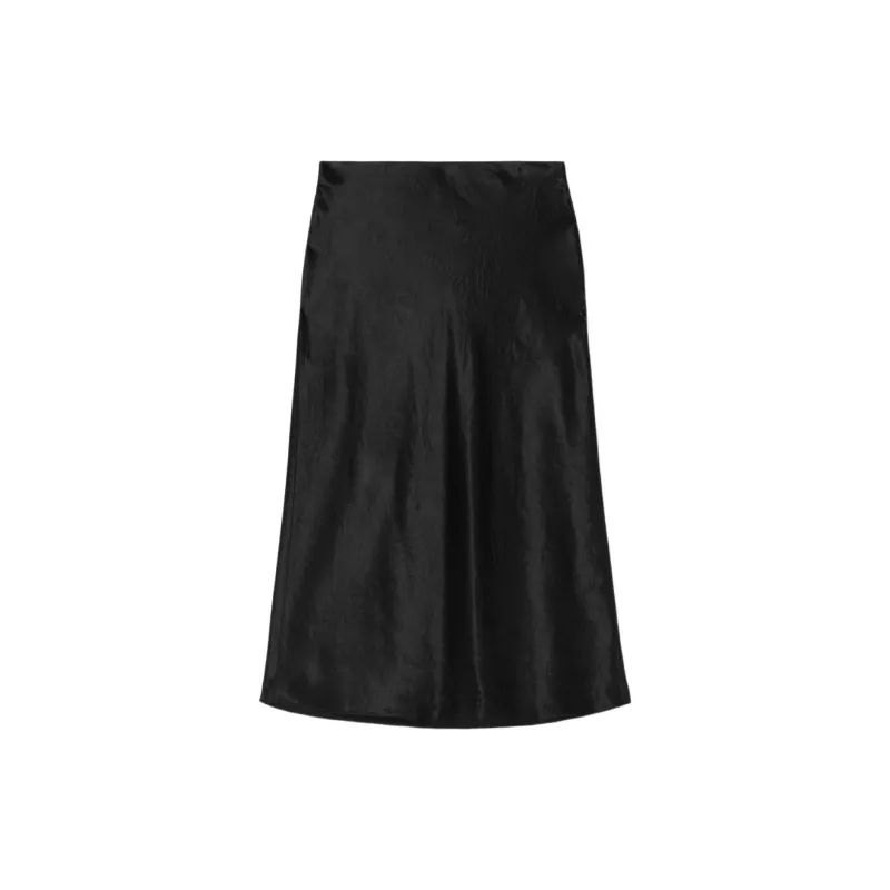VINCE Casual Long Skirts Women's Black-0