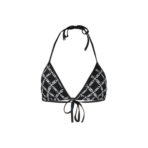 MICHAEL KORS Empire Logo Triangle Bikini Top