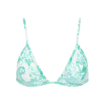 DIOR All Over Patterned Tied Bikini Top