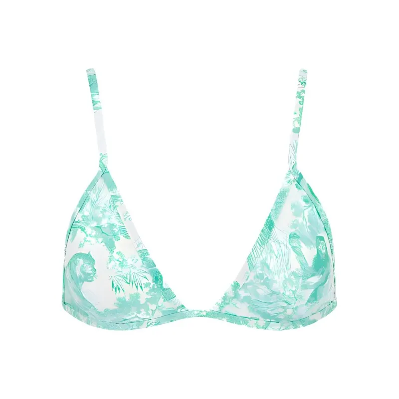 DIOR All Over Patterned Tied Bikini Top-0