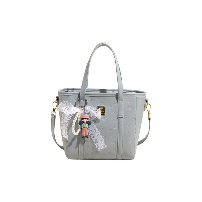 TOUTSEUL YOLO PU One Shoulder Handbag Women's White/Black/Blue/Pink-11